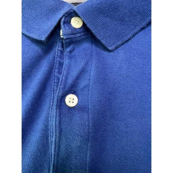 Tommy Hilfiger Men's TH Lux Interlock Blue Custom Fit Polo Shirt Size: L - Picture 3 of 11